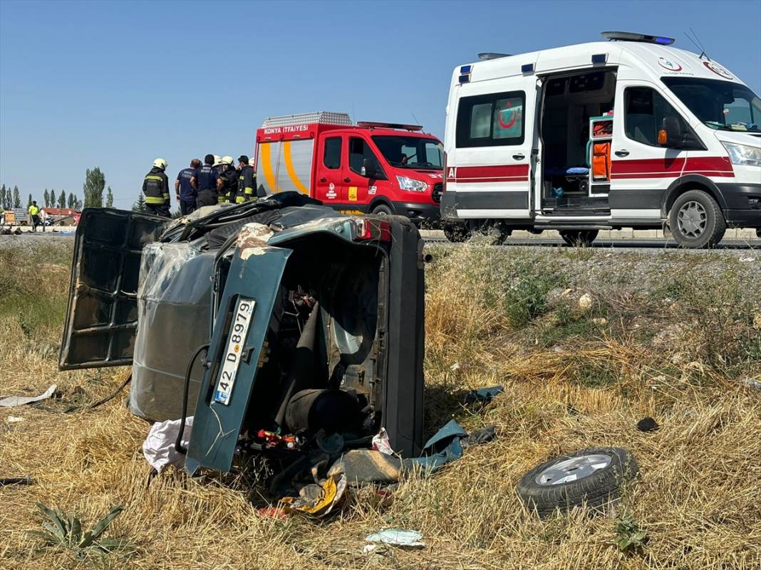 Konya’da feci kaza! Otomobilin çarptığı motosikletli Ayhan Şenoğlu öldü 3